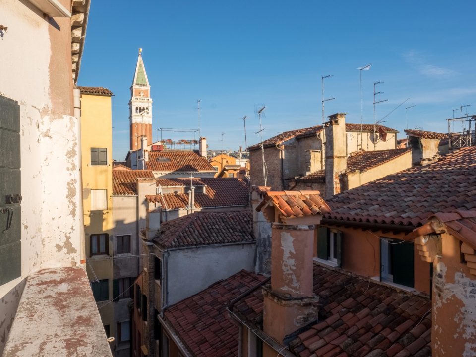 vista dal terrazzino casa vacanze venezia